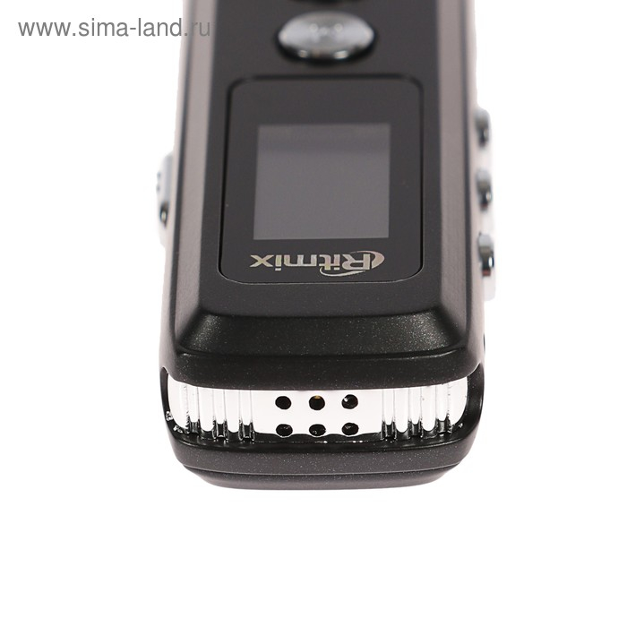 Диктофон Ritmix RR-120 4GB, MP3/WAV, дисплей, металл корпус, черный Диктофон Ritmix RR-120 4GB, MP3/WAV, дисплей, металл корпус, черный