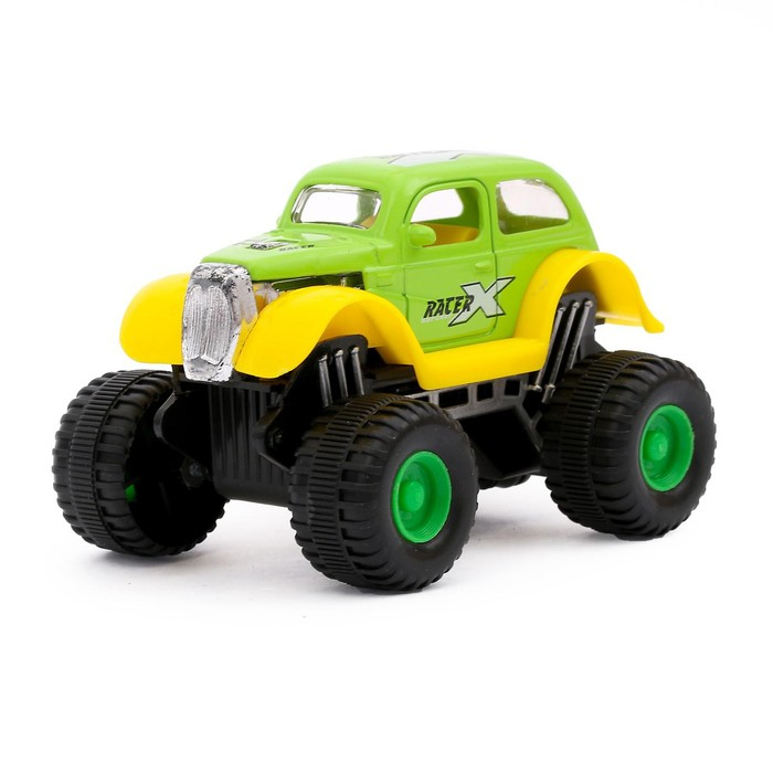 Машина металлическая «Биг-фут», инерционная, МИКС Машина металлическая «Биг-фут», инерционная, МИКС