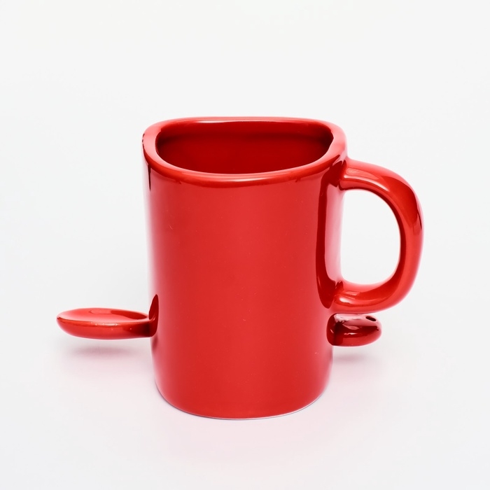 Кружка с ложкой и отсеком для печенья «Желания сбудутся», 200 мл Кружка с ложкой и отсеком для печенья «Желания сбудутся», 200 мл