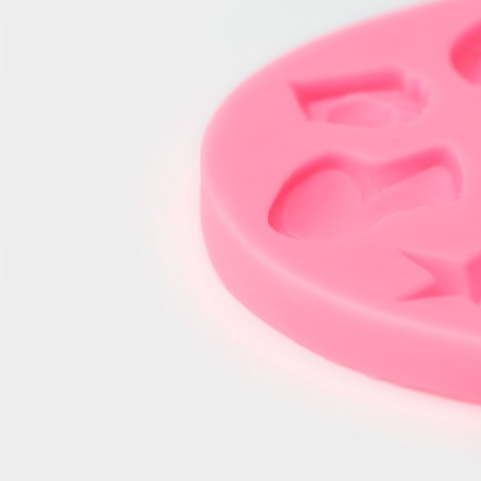 Молд «Гольф», силикон, 9,8×9,8×1 см, цвет МИКС Молд «Гольф», силикон, 9,8×9,8×1 см, цвет МИКС