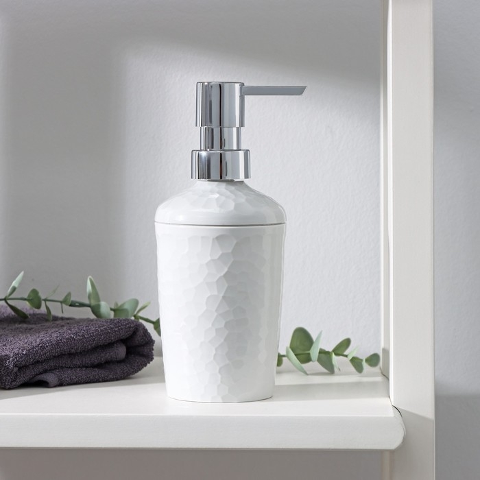 Дозатор для жидкого мыла Tule, 350 мл, d=7.7 см, h=16.7 см, цвет светло-серый Дозатор для жидкого мыла Tule, 350 мл, d=7.7 см, h=16.7 см, цвет светло-серый