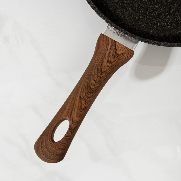 Сковорода Granit Ultra original, d=26 см, пластиковая ручка, антипригарное покрытие, цвет чёрный Сковорода Granit Ultra original, d=26 см, пластиковая ручка, антипригарное покрытие, цвет чёрный