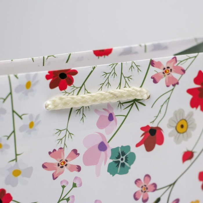 Пакет подарочный ламинированный, упаковка, «Расцветай от счастья», MS 18 х 23 х 8 см Пакет подарочный ламинированный, упаковка, «Расцветай от счастья», MS 18 х 23 х 8 см