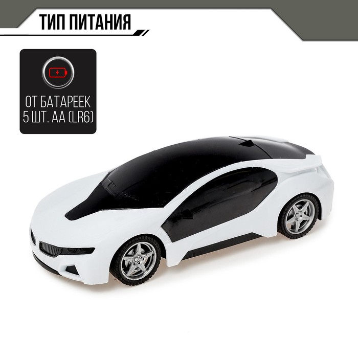 Машина радиоуправляемая «Купе», свет, работает от батареек, МИКС Машина радиоуправляемая «Купе», свет, работает от батареек, МИКС