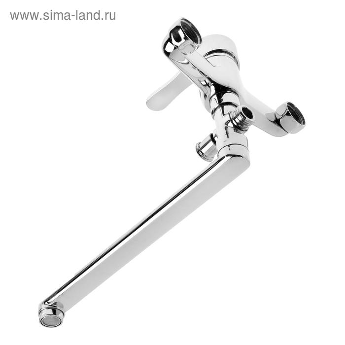 Смеситель для ванны ZEIN Z95350152, картридж керамика 35 мм, с душевым набором, хром Смеситель для ванны ZEIN Z95350152, картридж керамика 35 мм, с душевым набором, хром