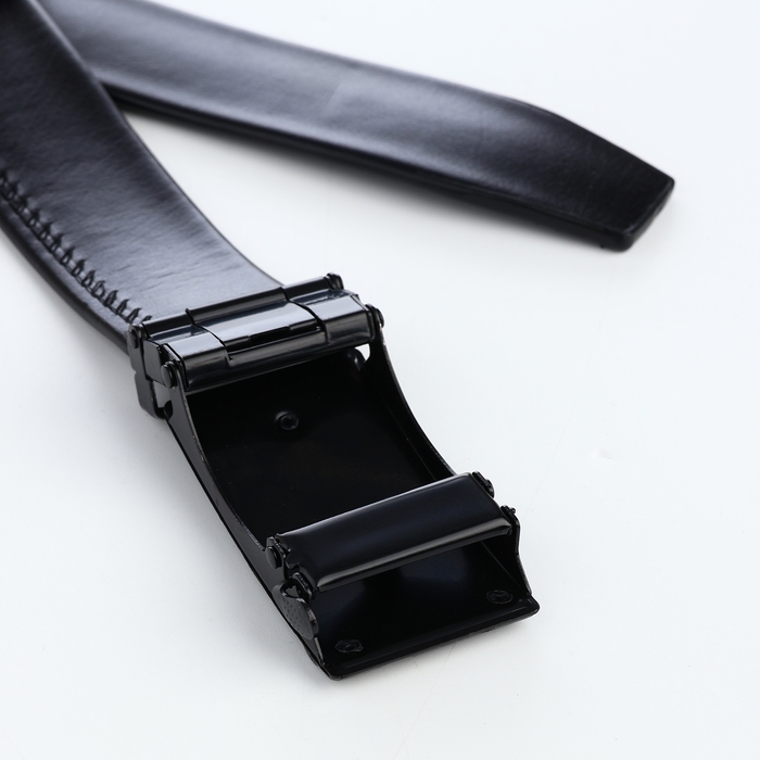 Ремень мужской, Великан, ширина 4 см, пряжка автомат, цвет чёрный Ремень мужской, Великан, ширина 4 см, пряжка автомат, цвет чёрный