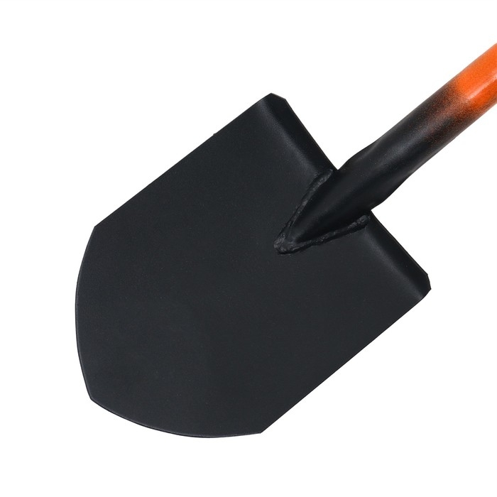 Лопата автомобильная, L= 61 см, стальной черенок с пластиковой V-ручкой, МИКС Лопата автомобильная, L= 61 см, стальной черенок с пластиковой V-ручкой, МИКС