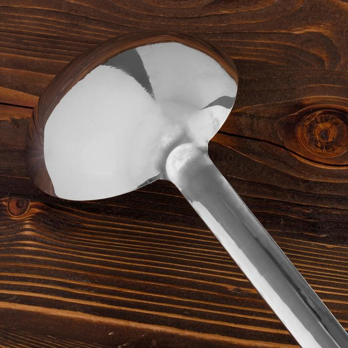 Поварешка для казана узбекская 61см, диаметр 16см с деревянной ручкой Поварешка для казана узбекская 61см, диаметр 16см с деревянной ручкой