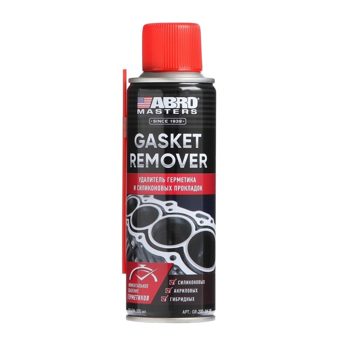 Удалитель герметика и силиконовых прокладок ABRO MASTERS, 200 мл Удалитель герметика и силиконовых прокладок ABRO MASTERS, 200 мл