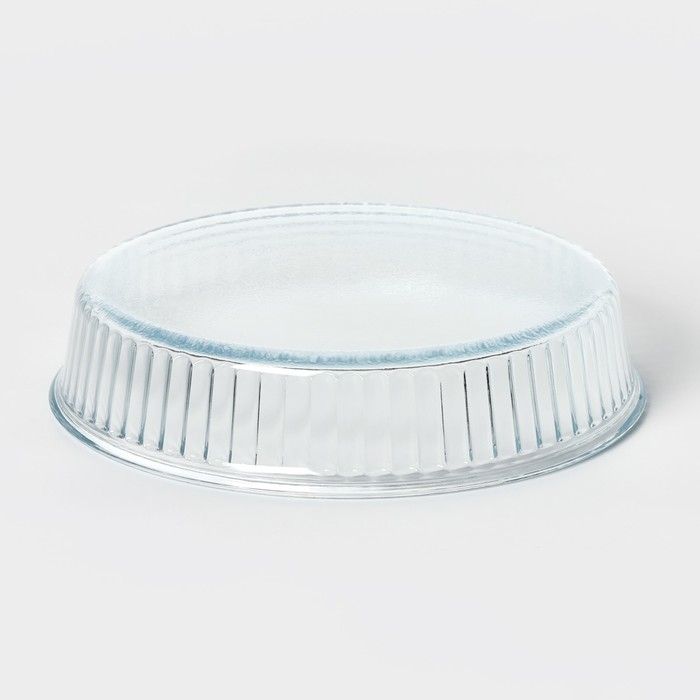 Блюдо стеклянное для запекания, d=28 см, h=6 см Блюдо стеклянное для запекания, d=28 см, h=6 см