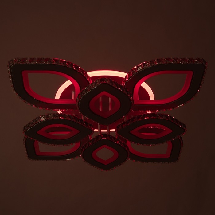 Люстра с ПДУ "Лючия" 8хLED 272Вт 3000-6000К RGB белый 78х78х16см