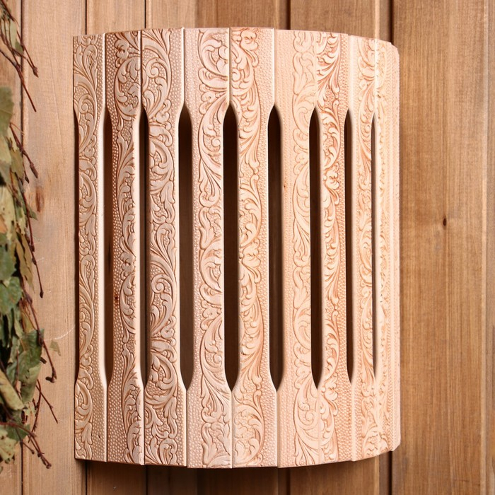 Абажур деревянный угловой Абажур деревянный угловой "Русские узоры" 31х27х11 см