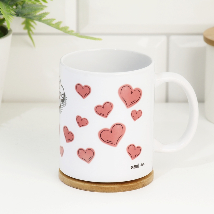 Кружка сублимация Кружка сублимация "Хочется винишка и мужика", с нанесением