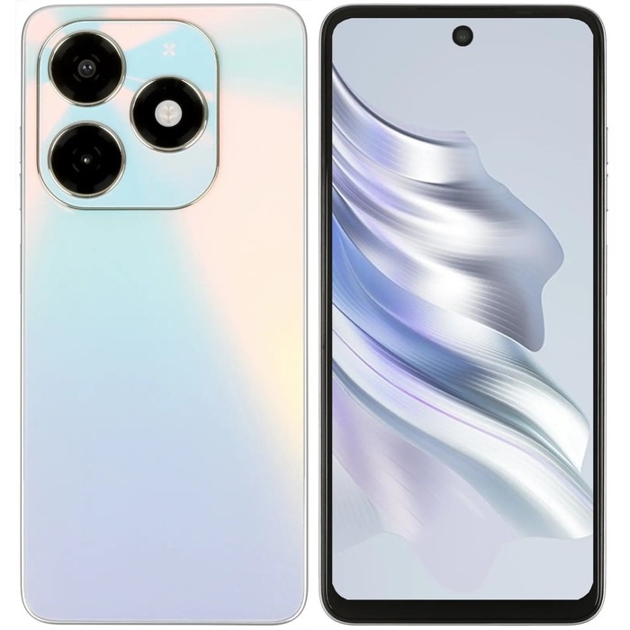 Смартфон TECNO Spark 20, 6.6 Смартфон TECNO Spark 20, 6.6", 8 Гб, 128 Гб, 50 Мп, 32 Мп, 2 sim, 5000 мАч, NFC, белый