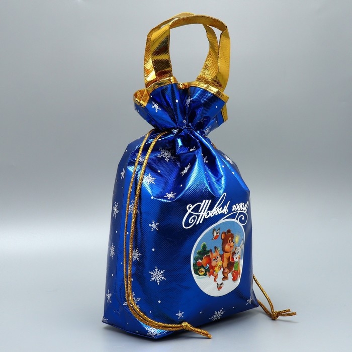 Пакет-мешок из нетканного материала «Новогодняя компания», 25 х 32 см, Новый год Пакет-мешок из нетканного материала «Новогодняя компания», 25 х 32 см, Новый год