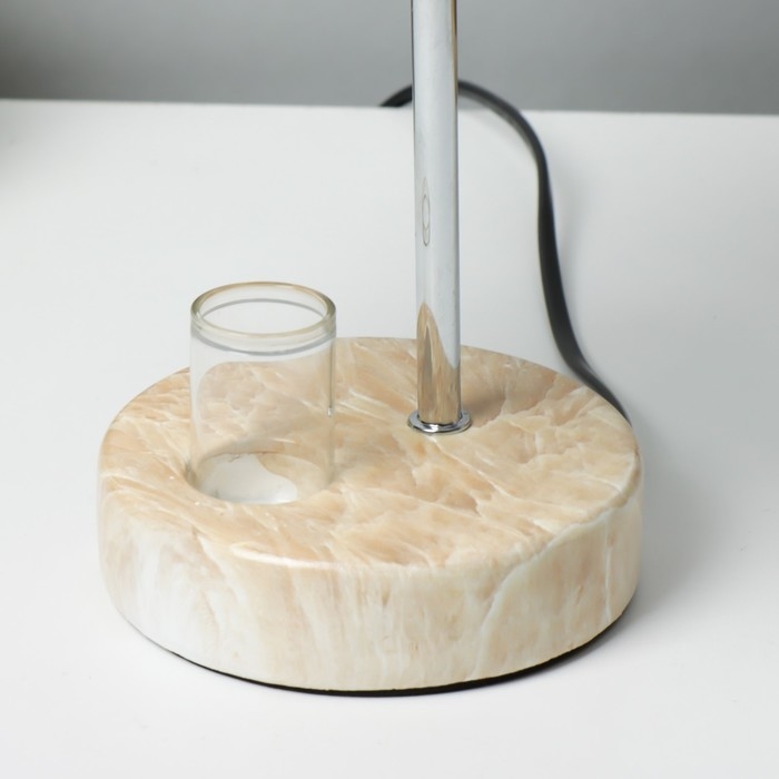 Настольная лампа Настольная лампа "Аэлита" 1х40Вт E14 оранжевый 18х18х31см RISALUX