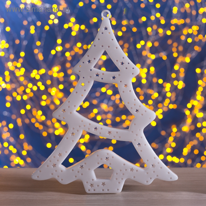 Светодиодная фигура «Ёлка» 25 × 32 см, пластик, 220 В, свечение мульти (RG/RB) Светодиодная фигура «Ёлка» 25 × 32 см, пластик, 220 В, свечение мульти (RG/RB)