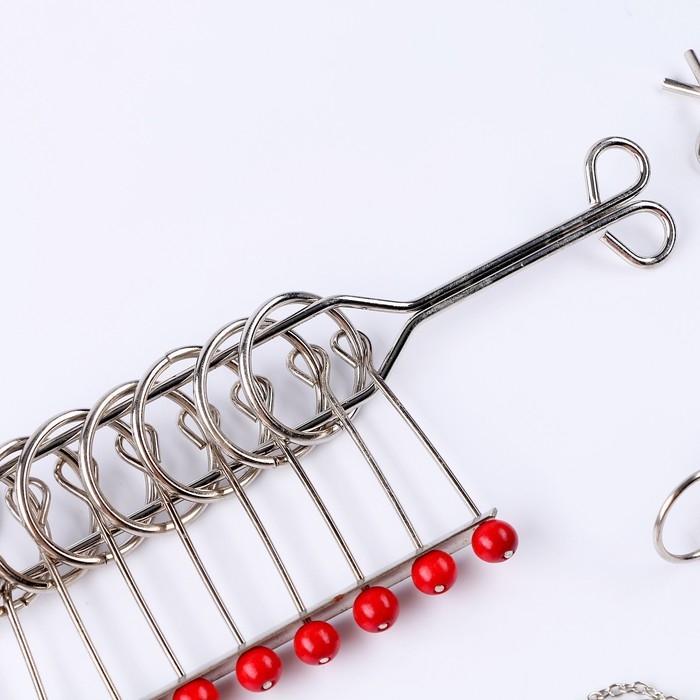 Металлическая головоломка 30 шт Металлическая головоломка 30 шт "Пушистый"