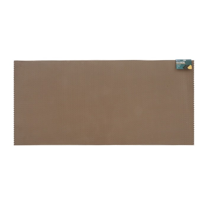 Коврик eva универсальный Grand Caratt, Соты 140 х 66 см, бежевый Коврик eva универсальный Grand Caratt, Соты 140 х 66 см, бежевый