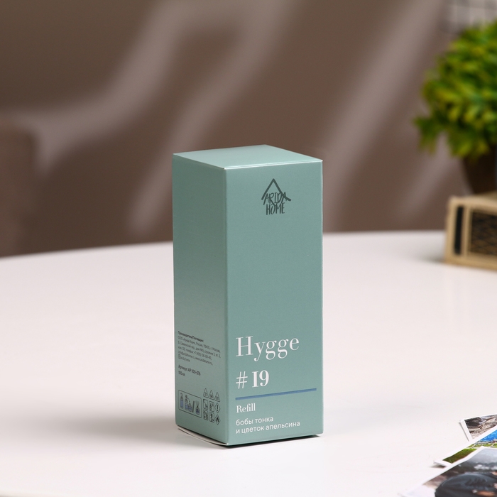 Наполнитель для ароматического диффузора Хюгге #19 Бобы тонка и цветок апельсина 100 мл Наполнитель для ароматического диффузора Хюгге #19 Бобы тонка и цветок апельсина 100 мл