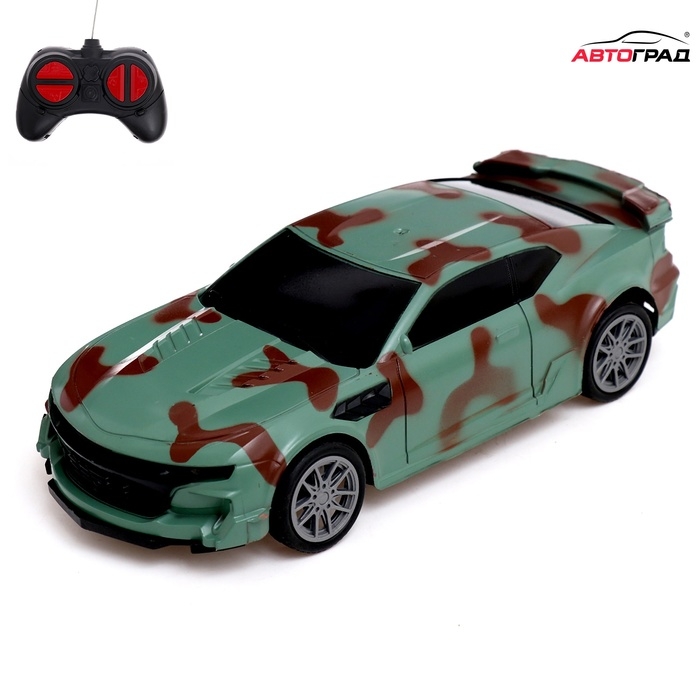 Машина радиоуправляемая «Грозный рейсер», 1:20, световые эффекты, цвет зелёный Машина радиоуправляемая «Грозный рейсер», 1:20, световые эффекты, цвет зелёный