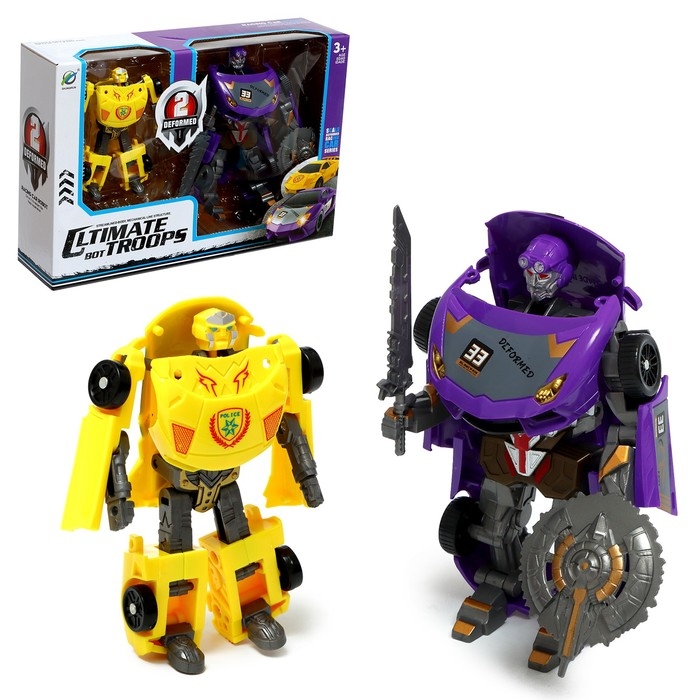 Набор роботов «Гоночные автомобили», трансформируются Набор роботов «Гоночные автомобили», трансформируются