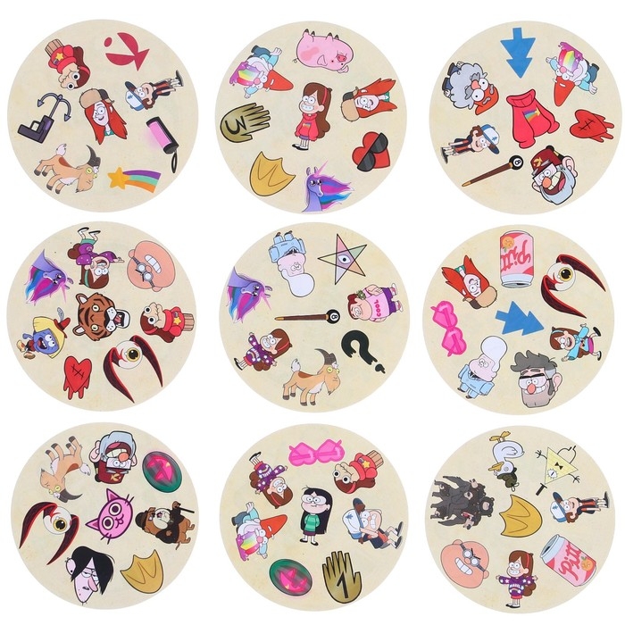 Набор развлекательных игр «Дуббль vs Стулья», 2в1, Гравити Фолз Набор развлекательных игр «Дуббль vs Стулья», 2в1, Гравити Фолз