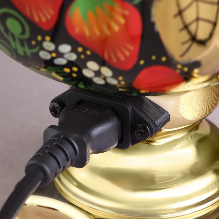 Набор «Хохлома», овал, 3 предмета, самовар 3 л, заварочный чайник 0,7 л, поднос Набор «Хохлома», овал, 3 предмета, самовар 3 л, заварочный чайник 0,7 л, поднос