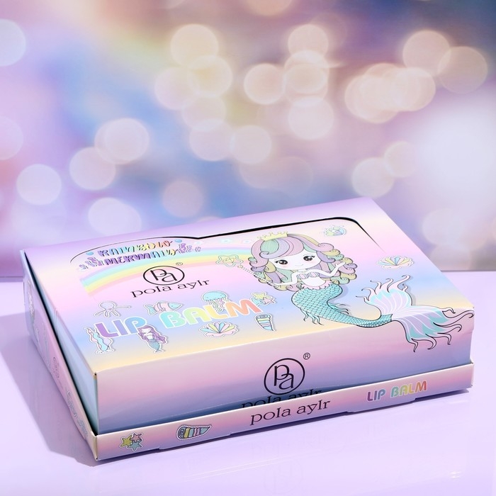 Бальзам для губ «Морской хвостик», микс цветов и запахов Бальзам для губ «Морской хвостик», микс цветов и запахов