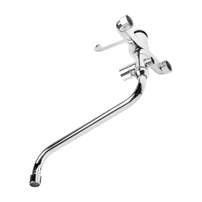 Смеситель для ванны  Смеситель для ванны "ЦС-СМ" СТ300117, однорычажный, излив 300 мм, хирургический, хром