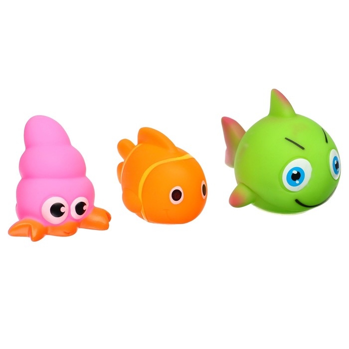 Набор резиновых игрушек для ванны «Пупс в ванне», с пищалкой, 6 шт, цвет МИКС, Крошка Я Набор резиновых игрушек для ванны «Пупс в ванне», с пищалкой, 6 шт, цвет МИКС, Крошка Я