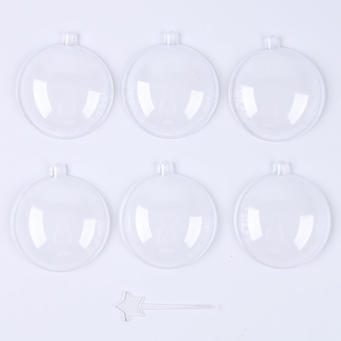 Новогодний набор для творчества. Елочные шары «Новый год! Дед Мороз», 3 шт Новогодний набор для творчества. Елочные шары «Новый год! Дед Мороз», 3 шт