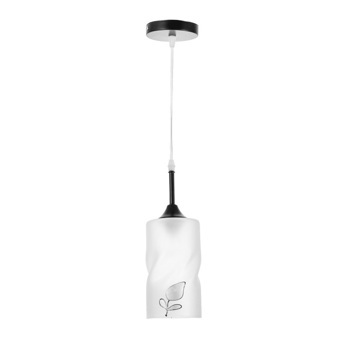 Светильник Светильник "Тейла" 1хЕ27 40Вт черный 12х12х18-118 см