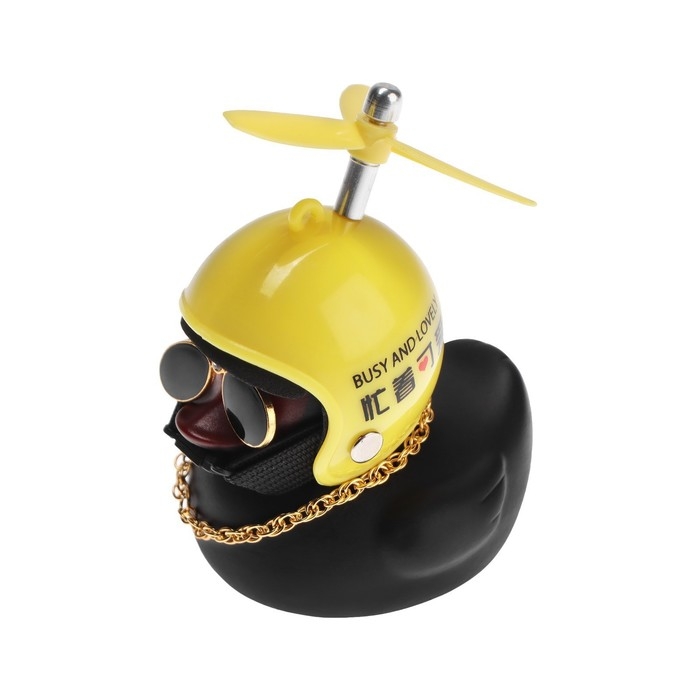 Утка с пропеллером, цвет черный, МИКС Утка с пропеллером, цвет черный, МИКС