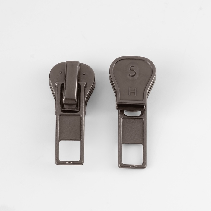 Бегунок автоматический для молнии «Трактор», №5, 10 шт, цвет никель Бегунок автоматический для молнии «Трактор», №5, 10 шт, цвет никель