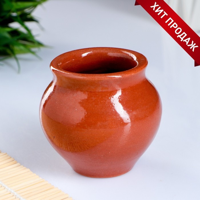 Горшок керамический для запекания  Горшок керамический для запекания "Деликатесный" 0,1л