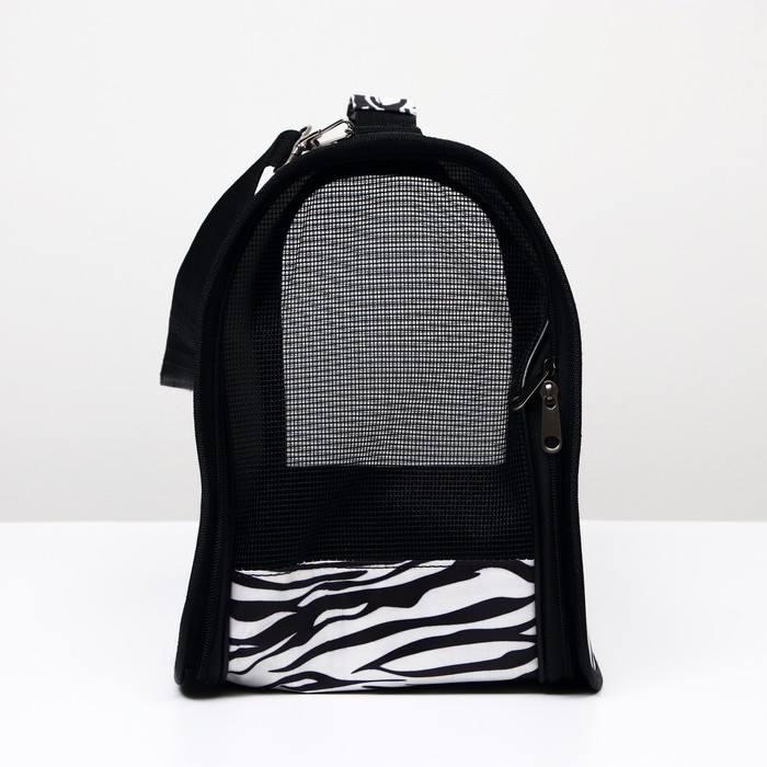 Сумка-переноска для животных  Сумка-переноска для животных "Белый тигр", размер L, 53 х 21 х 29 см