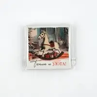 Набор магнитов новогодних «Винтаж» полимер 24 шт.