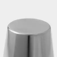 Ведро для льда Доляна, 4.5 л, 20.5&times;20.5 см, нержавеющая сталь, хромированное