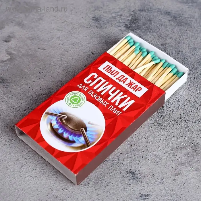 Спички газовые, наполнением 60шт Белка-Фаворит