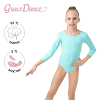 Купальник для гимнастики и танцев Grace Dance, р. 34, цвет ментоловый
