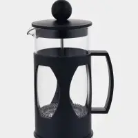Заварочный чайник френч-пресс Доляна &laquo;Оливер&raquo;, 350 мл, стекло, чёрный