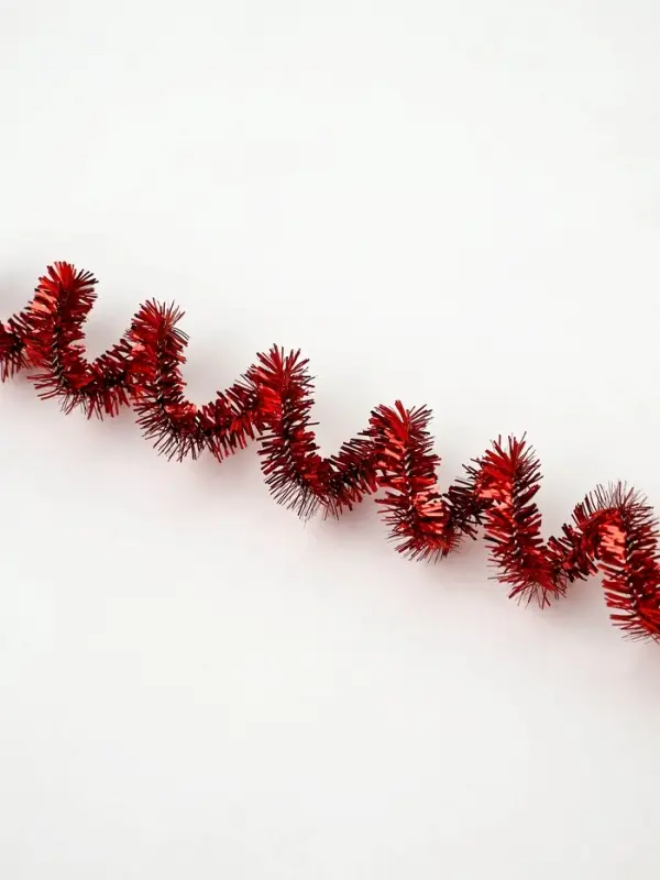 Синельная проволока &laquo;Блеск&raquo;, набор 50 шт., красная, 30 см