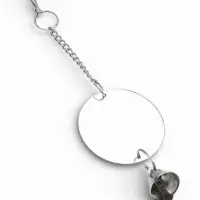 Игрушка для птиц "Зеркало двойное" с колокольчикам, 23 х 7 см