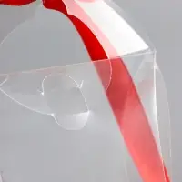 Складная прозрачная коробка из PVC, для упаковки подарков, 11×9×2 см