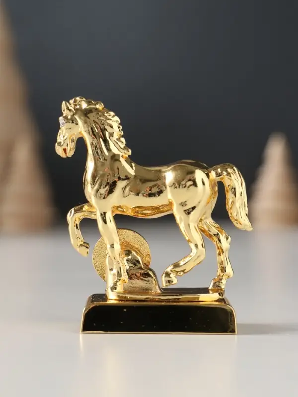 Сувенир Лошадь с монеткой и пожеланием  Сувенир Лошадь с монеткой и пожеланием "Здоровья", 5,5х2,5х6 см.