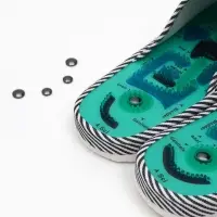 Массажёр для ног, тапочки, пара, 28 см, размер 39-43, синий