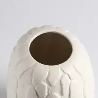 Ваза «Нуева», 22×12 см, керамика, белая Ваза «Нуева», 22×12 см, керамика, белая