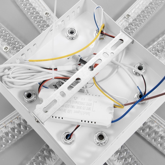 Люстра светодиодная дим. LOSANGA ДУ 3 реж. 82Вт белый 51х51х7.5см Ritter Люстра светодиодная дим. LOSANGA ДУ 3 реж. 82Вт белый 51х51х7.5см Ritter