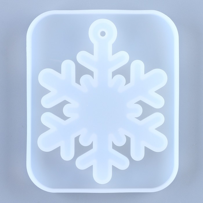 Форма силиконовая универсальная, подвеска «Снежинка» Форма силиконовая универсальная, подвеска «Снежинка»